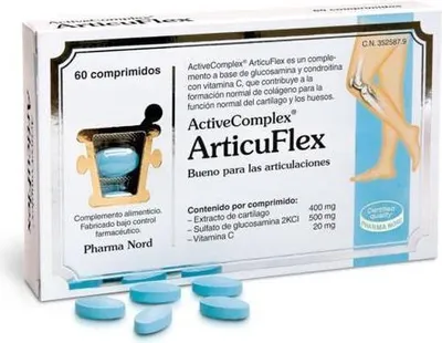 Imagen del producto de Glucosamina + Condroitina Bioactiva, 60 Compresas