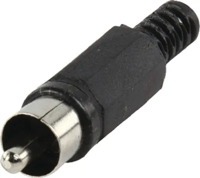 Produktbild von Valueline CC-006B, RCA (M), Schwarz, Kunststoff, Nickel
