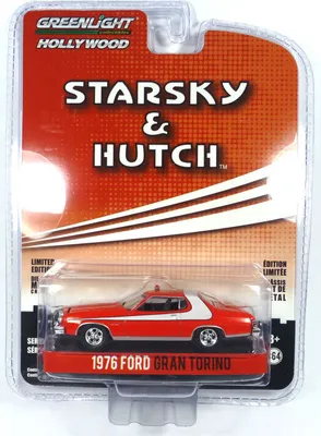 Produktbild von Greenlight 44780-A Ford Gran Torino rot/weiss 1976 - Hollywood Series Maßstab 1:64