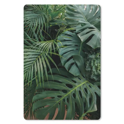 Produktbild von MuchoWow® Mauspad Mousepad Pflanzen - Dschungel - Blätter - Tropisch 18x27 cm - Mousepads - Maus Mat - Pad - Mausunterlage