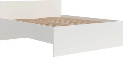 Obrázek produktu pro Manželská postel 160x200 ANDELINA - bílá matná