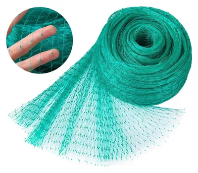 Produktbild von Vogelnetz Vogelschutznetz Engmaschig 4 x 10 m Grün Nylon