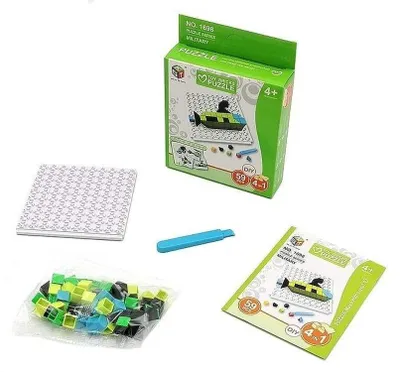 Produktbild von Perlenpuzzle Geduldspiel Logikspiel für kreatives Denken 17,5x13x3,5 cm