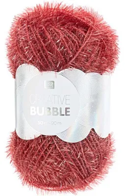 Produktbild von Rico Design Creative Bubble, Handwerk, Rot, Polyester, 90 m, 50 g, Buntwäsche (60°C)