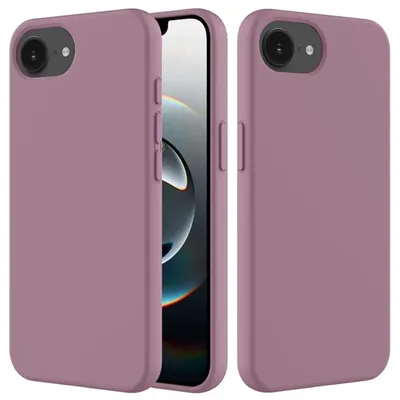 Produktbild von MobyDefend Hülle für iPhone 16e & iPhone 17e - Matte Silikon Schutzhülle - Lila