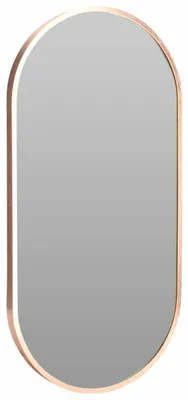 Immagine prodotto di HOWHOMELY | Specchio da appendere - Specchio decorativo - 30 x 60 cm - dorato - Specchio da parete - ovale - con cornice