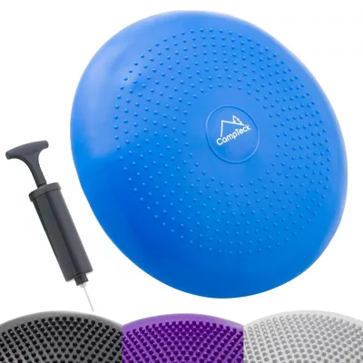 Produktbild von Balancekissen Balanceboard Gleichgewichtskissen - 32 cm - Aufblasbar - Mit Handpumpe - Für Fitness und Kernstabilität