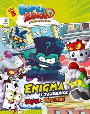 Immagine prodotto di SuperZings Enigma i tajemnice. Książka z naklejkami. Seria 3