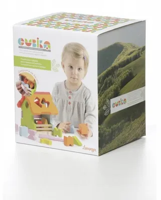 Produktbild von CUBIKA Holzbausteine Sorter - 9 Teile Lernspielzeug
