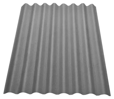 Produktbild von Onduline Easyline Dachplatte Wandplatte Bitumenwellplatten Wellplatte 1x0,76m - grau