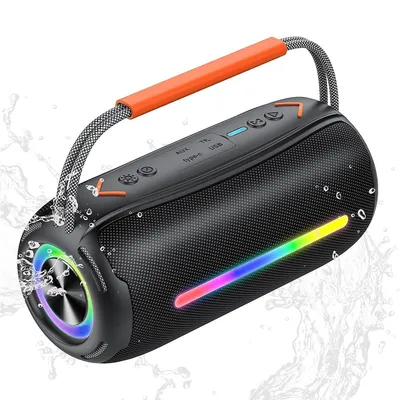 Produktbild von Tragbarer Bluetooth Lautsprecher mit Griff, 40W, BT5.3, wasserdicht, TWS/AUX/TF, kabelloser Speaker für Party & Outdoor