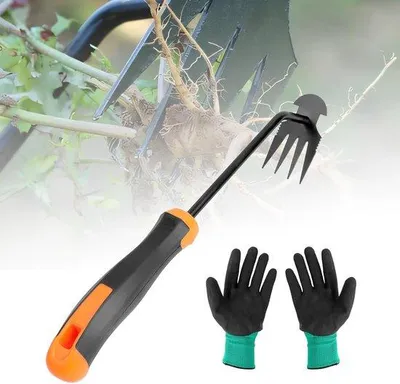 Obrázek produktu pro Ruční nůžky na plevel z plastu, 4 zuby, multifunkční