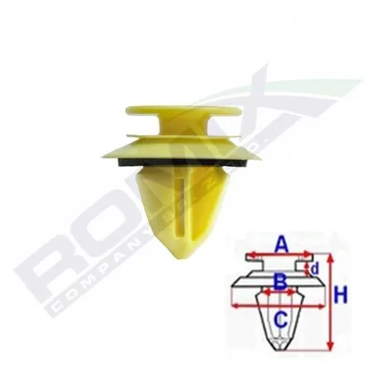 Produktbild von ROMIX Clip C70308 kofferraum passend für MERCEDES-BENZ M-Klasse (W164) GL (X164)