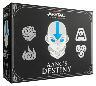 Zdjęcie produktu dla Asmodee Avatar The Last Airbender: Aang's Destiny A Cooperative Deck-Building Game, Gra planszowa