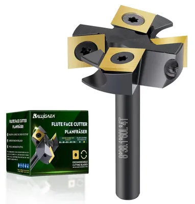 Produktbild von Fräse mit 8 mm Schaft und 38,1 mm Schneiddurchmesser für CNC-Maschinen und Frästische