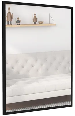 Productafbeelding van HOMCOM Wandspiegel, 70 x 90 cm, Rechthoekige spiegel voor slaapkamer en badkamer