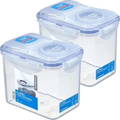 Produktbild von Lock & Lock HPL 812F, Box, Rechteckig, 1 l, Blau, Transparent, Polypropylen (PP), 151 mm
