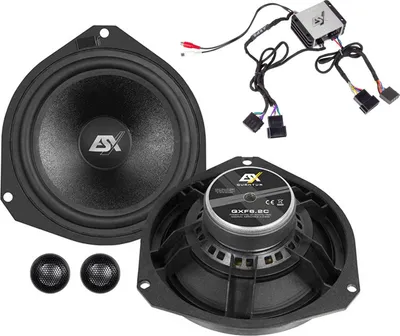 Zdjęcie produktu dla ESX QXFA6.2C 2-drożny głośnik 16 cm + 2-kanałowy wzmacniacz Fiat Ducato