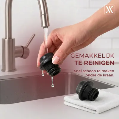 Imagen del producto de Bomba para vino con 4 tapones de vacío, juego, para el almacenamiento de vino