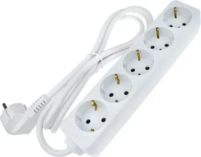Produktbild von Verlängerungskabel Steckdosenleiste 3 5-fach mit Kabel Schukosteckdose 1,5 3 5m 5-fach 5 m