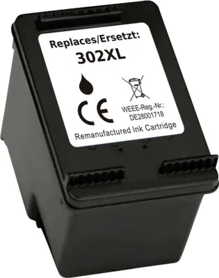 Produktbild von Renkforce Druckerpatrone ersetzt HP 302XL, F6U68AE Kompatibel Schwarz RF-5633222