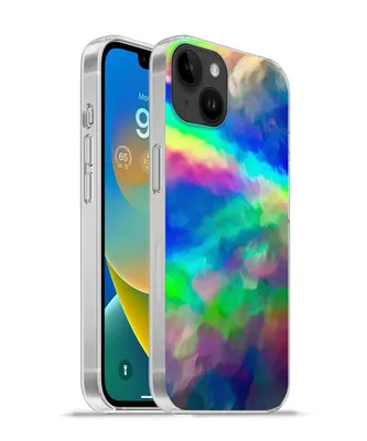 Produktbild von MuchoWow® Handyhülle Schutzhülle Hülle für Apple iPhone 14 Plus - Soft case Aquarell - Kunst - Psychedelisch Silikon Softcase Handy Hülle - Abbildung