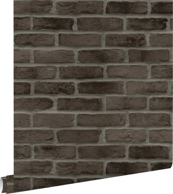Zdjęcie produktu dla ESTAhome Tapeta cegła ciemny brąz 53 cm x 10.05 m