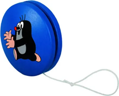 Image de Yo-yo bleu avec taupe