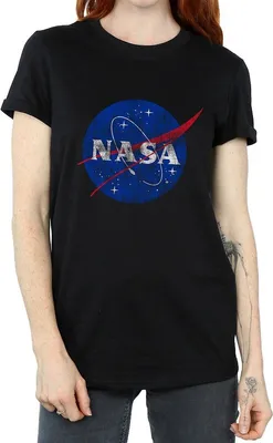 Immagine prodotto di NASA - Maglietta "Insignia" da donna BI832 (L) (Nero)