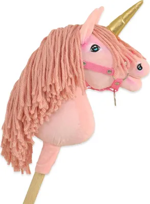 Produktbild von Hobby Horse Einhorn Rosa Handgefertigtes Spielpferd für Kinder
