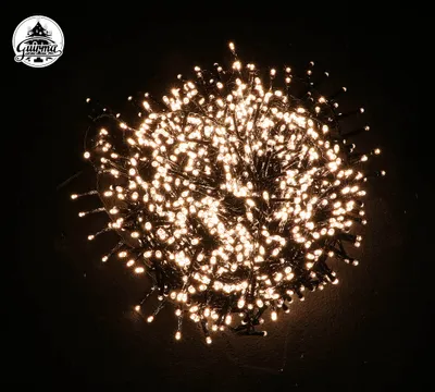 Image de 1000 LED. Blanc chaud multifonction. Exter