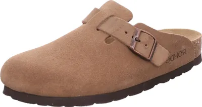 Produktbild von Rohde Damen Clog Leder Pantolette robust klassisch Schnalle Alba 6071, Größe:42 EU, Farbe:Mehrfarbig