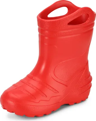 Produktbild von Ladeheid Kinder Mädchen Jungen federleichte Eva Gummistiefel KL051-S (Rot, 28 EU)