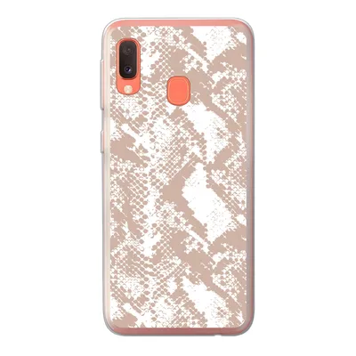 Produktbild von MuchoWow® Handyhülle Schutzhülle Hülle für Samsung Galaxy A20e Schlangendruck - Formen - Pastell Silikon Softcase Handy Hülle - Abdeckung