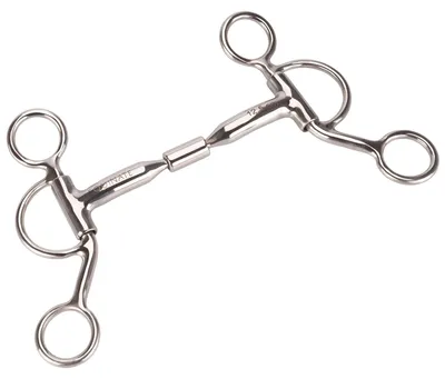Zdjęcie produktu dla Wędzidło westernowe ze stali nierdzewnej Equinate Billy Allen Bit z czankami 14,5 cm