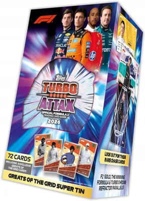 Produktbild von Topps Formula 1 2026 Turbo Attax Super Tin F1 Cards