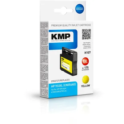 Produktbild von KMP H107 Tintenpatrone yellow komp. mit HP CN 056 AE 933 XL