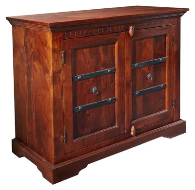 Immagine prodotto di MASSIVMOEBEL24 | OXFORD #423 Credenza in legno di acacia - laccato / nougat 107x50x88