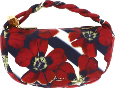 Produktbild von Ted Baker Handtasche Isli Satin Statement Hardware Printed Hobo Ba Red mehrfarbig