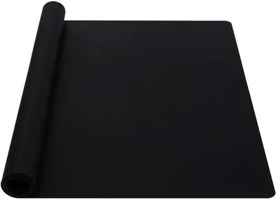 Image de Tapis de cuisson en silicone noir 60 x 40 cm