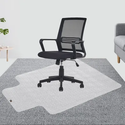 Produktbild von Bürostuhlunterlage 90 x 120 cm, rutschfestes PVC, transparent, 2,2 mm, für Büro