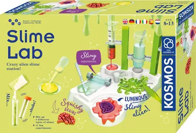 Produktbild von KOSMOS Schleim-Labor / Slime Lab, Experimentierkasten, Kinder, Mehrsprachig, 616878