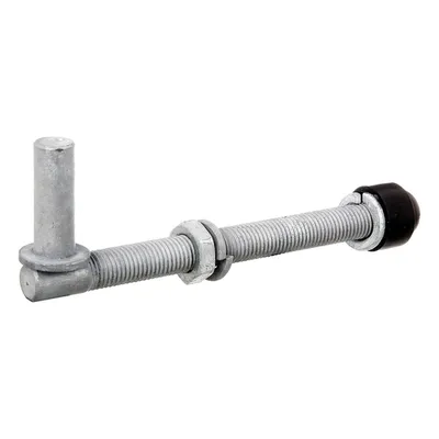 Image de Alberts 410803 Gond, une paire, à visser, réglable, galvanisé à chaud, dimension de l'axe Ø16 mm, longueur 190 mm, filetage M16