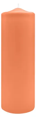Produktbild von Spitzkopf Stumpen Kerzen Lachs 30 x Ø 10 cm, 6 Stück