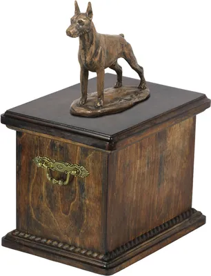 Immagine prodotto di Dobrman I - Urna per le ceneri del cane, urna con statuetta, elegante urna in stile classico del marchio Art-Dog