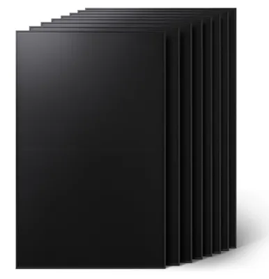 Produktbild von Kleines Kraftwerk 8× 480Wp Solarmodul SunPro TOPCon – 0% MwSt – bifazial, Glas-Glas, Full Black – PV Module für Balkonkraftwerk & Photovoltaik Anlage