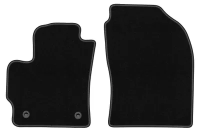 Immagine prodotto di Tappetini anteriori in moquette per Toyota Corolla E21 2019- (hatchback) – 2 pezzi, neri, su misura – Wielganizator BASIC