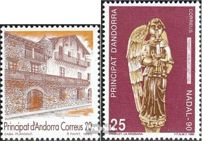 Produktbild von Briefmarken Andorra - Spanische Post 1990 Mi 217,218 (kompl.Ausg.) postfrisch Tourismus