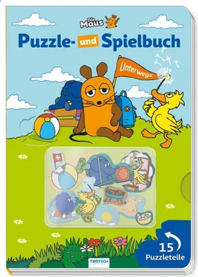 Produktbild von Trötsch Die Maus Puzzle- und Spielbuch