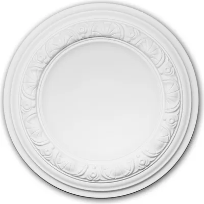 Produktbild von PROFHOME 156032 Rosette aus Polyurethan Deckenrosette Zierelement Ø 32,0 cm